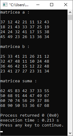 rezMatriceSuma